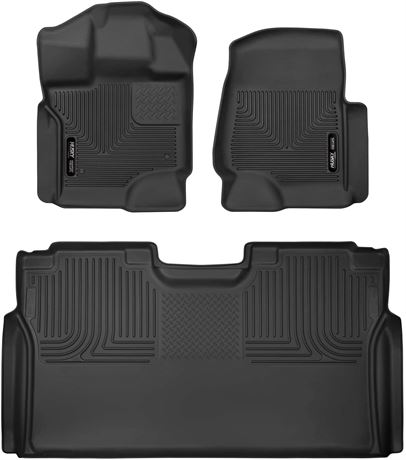 Husky Liners 53498 Fits 2015-20 Ford F-150 SuperCrew X-act Contour Front & 2nd