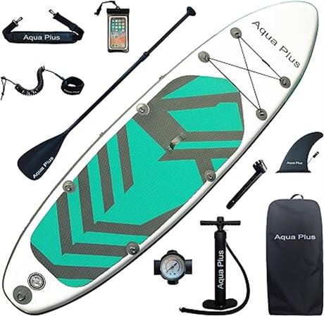 Aqua Plus 6inches Thick Inflatable SUP for All Skill Le...