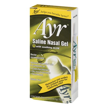 Ayr Saline Nasal Gel with Aloe, 0.5 Oz | CVS