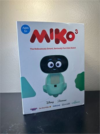 Miko 3: AI-Powered Smart Robot for Kids | STEM Learning & Educational Turquoise