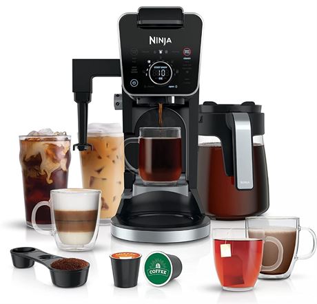 Ninja CFP301 DualBrew Pro Specialty 12-Cup Coffee Maker with Glass Carafe, Singl