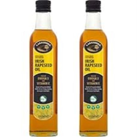 2 pack, 250g each - Lakeshore Irish, Cold Pressed ,Extra Virgin Rapeseed Oil