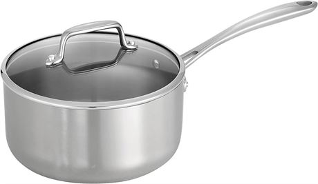 Tramontina Covered Sauce Pan Tri-Ply Clad (3 Qt), 80116/035DS