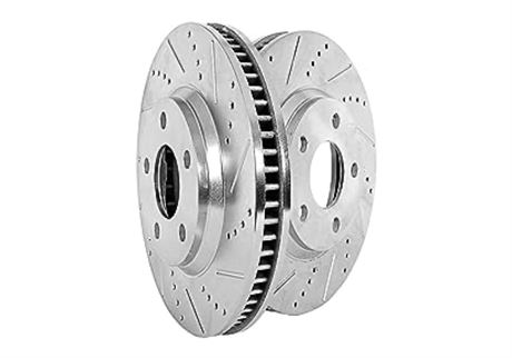 PowerStop JBR525XR & JBR525XL Cross Drilled, Slotted Performance Brake Rotors