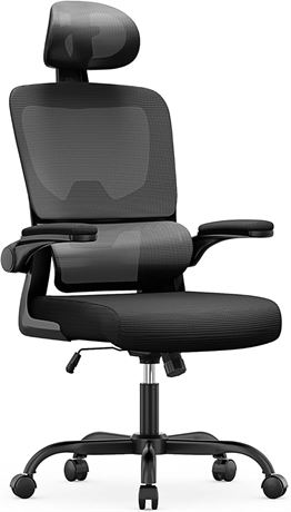 Naspaluro Ergonomic Office Chair: High Back Desk Chair with C-Shape Lumbar Suppo