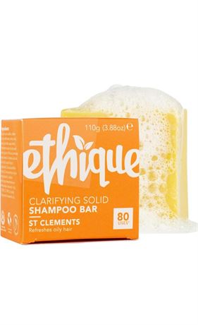 Ethique Eco-Friendly Solid Shampoo Bar for Oily Hair, St. Clements - Sustainable