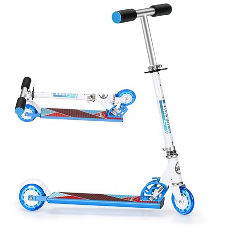 VTANMS Scooter for Kids, Kick Scooter for Girls & Boys, 3 Adjustable Height, Rea