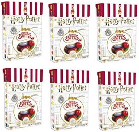 1.2 OZ (34g) x6pack - Harry Potter Bertie Bott's Every Flavour Jelly Belly Beans