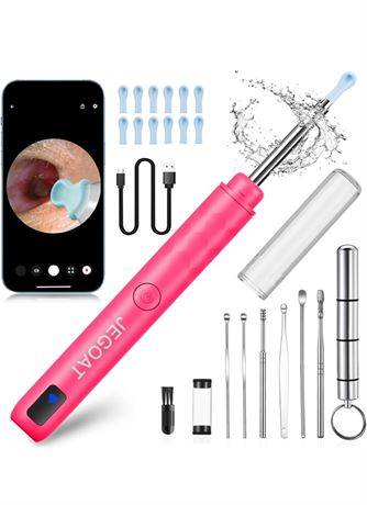 Ear Wax Removal Tool Camera, Ear Cleaner with Camera, Ear Cleaning Kit 1296P HD
