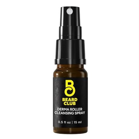 Beard Club Derma Roller Cleansing Spray and derma roller head
