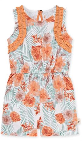 SIZE:2T, Burt's Bees Baby Romper Jumpsuit, 100% Organic Cotton One-Piece Outfit