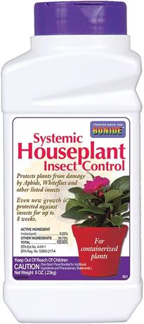 8 oz - Bonide Systemic Houseplant Insect Control, Ready-to-Use Granules for Indo