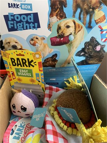 PACK OF 3 - Bark Box Food Fight Toy Pack