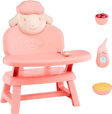 Baby Born Baby Doll Mealtime Table - Includes Nourishing Food, Sturdy, High-End