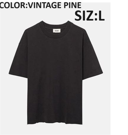 SIZE:L ELWOOD OVERSIZED CROP CORE TEE(SEE NOTE)