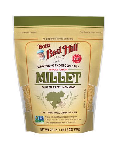 Bob's Red Mill Whole Grain Millet 28 Oz Resealable Pouch