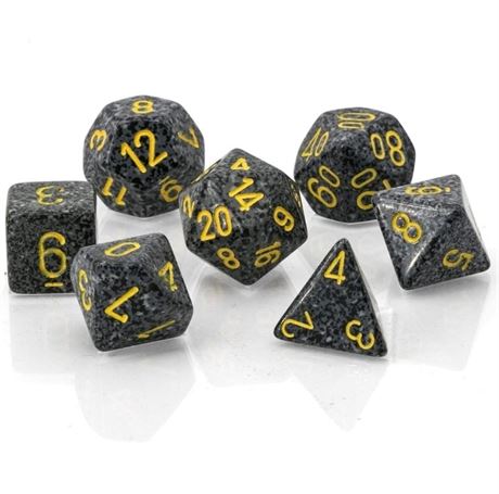 DND Dice Set-Chessex D&D Dice-16mm Speckled Urban Camo Plastic Polyhedral Dice