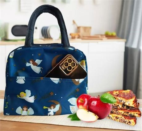 Blue Angle Insulated Lunch Bag Waterproof Lunch Bag