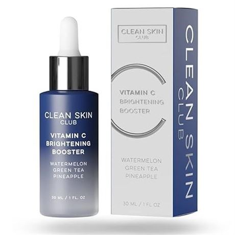 30 ml / 1fl oz - Clean Skin Club Vitamin C Serum & Brightening Booster, Vitamins