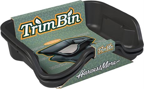TrimBin Harvest More Trim Bin, Black