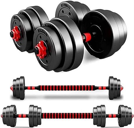 Adjustable Weights Dumbbells Set,Fitness Free Weights...