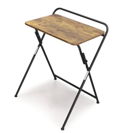 SOFSYS Modern Folding Desk 647, One-Tier, for Small Space, Computer Gaming, Writ