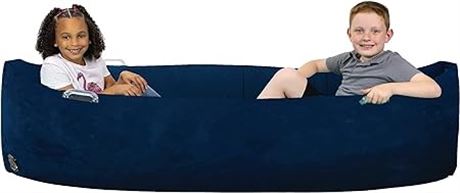 80" Blue Bouncyband Large Comfy Peapod Sensory Chair