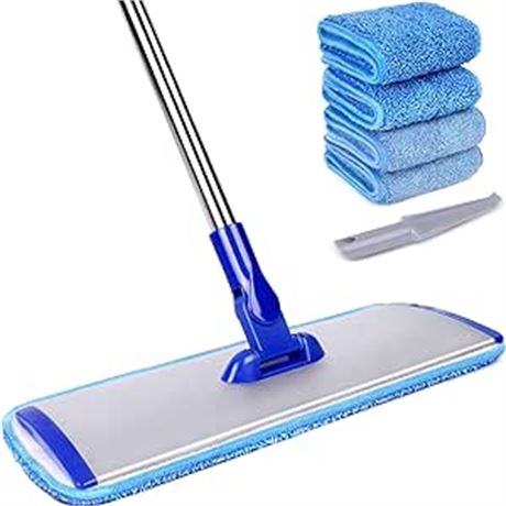 18" Professional Microfiber Mop Floor Cleaning Sy...