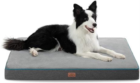 Large, Bedsure Orthopedic Dog Bed Extra Large - L Memory Foam Waterproof Dog Bed