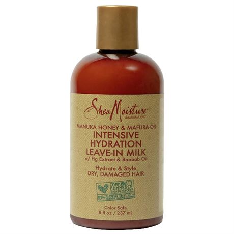 Sheamoisture Hydration Hair Milk for Dry Hair Manuka Honey and Mafura Oil to Hyd