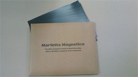 Marietta Magnetics - 25 Magnetic Sheets of 8.5" x 11" Adhesive 20 mil