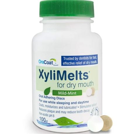 OraCoat XyliMelts Dry Mouth Relief Moisturizing Ora...