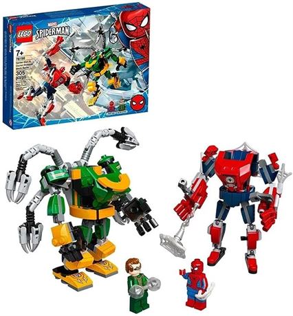 LEGO Marvel Spider-Man: Spider-Man & Doctor Octopus Mech Battle 76198 Building T