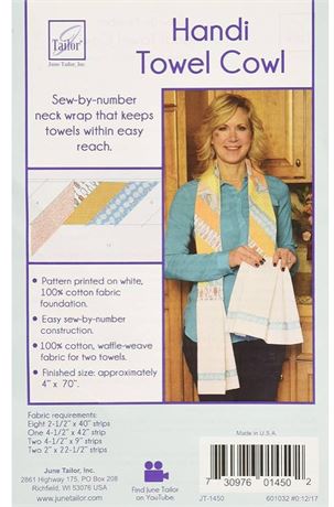 Quilt As You Go Handi Towel Cowl - 1/pack