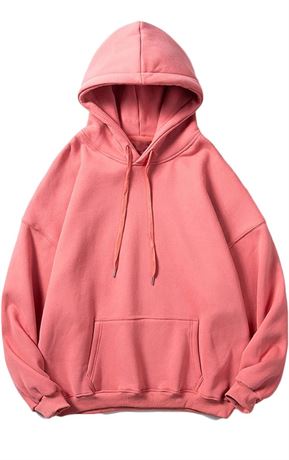 Size 2XL, Hoodie Lightweight Fleece Hood Sweatshirt Loose Athletic Sweater Soft