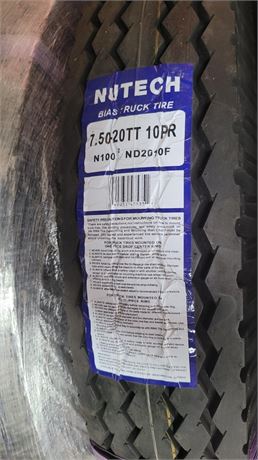 Nutech N100 7.50-20 10PR  N100 2 ND2010F Commercial Tire