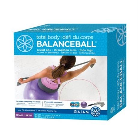 Gaiam Total Body Balance Ball Kit - Read Description