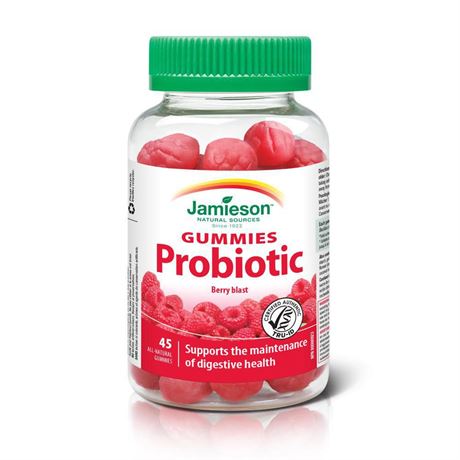45cnt - Jamieson Probiotic 1 Billion Active Cells Berry Blast Flavour Gummies