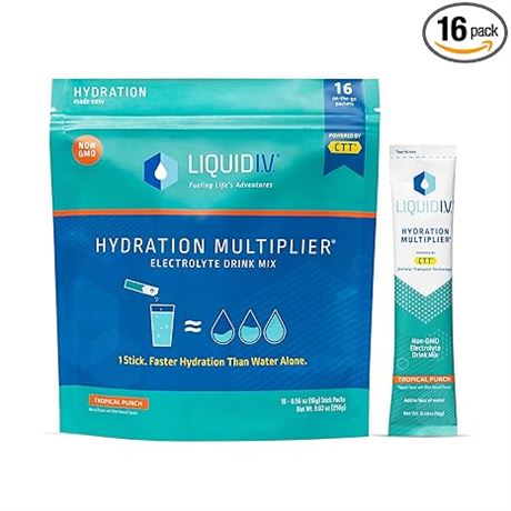 Liquid I.V. Hydration Multiplier - Tropical Punch - Hydr...