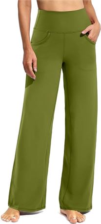 Promover Wide Leg Pants for Women Yoga Pants with Pockets Loose Lounge XL
