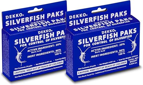 Dekko Silverfish Paks Perfect Indoor and Outdoor Household Solution Eco friendly