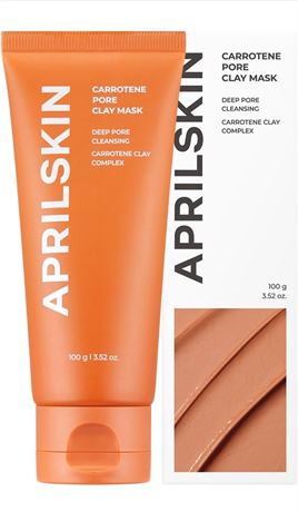 Aprilskin Carrotene IPMP 3-Min Quick Dry Pore Tightening Clay Mask | Kaolin & Zi