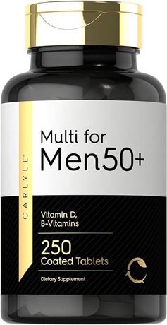 Multivitamin for Men 50 and Over | 250 Count | with B Vitamins, Vitamin D, Magne