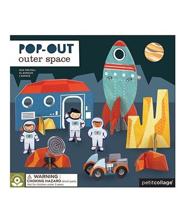 Pop-Out and Build Outer Space Playset