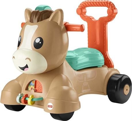 Fisher-Price Walk Bounce & Ride Pony English & French Edition, infant to toddler