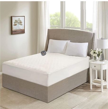 Beautyrest Cotton Heated Mattress Pad - Bed - See Description and Pictures