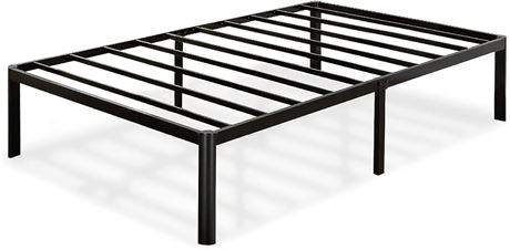 Full, Zinus Van 16-Inch Metal Platform Bed Frame with Steel Slat Support
