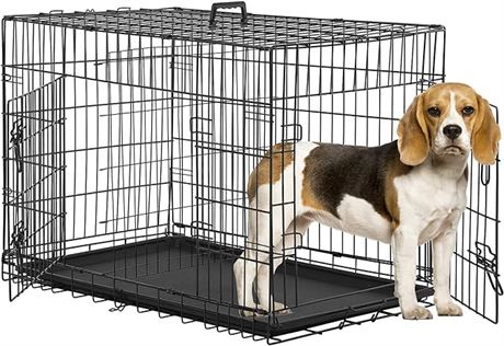 BestPet 36 inch Large Dog Crate Dog Cage Dog Kennel Metal Wire