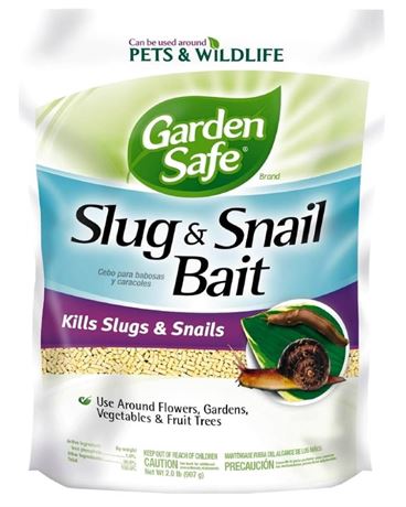 Garden Safe Slug & Snail Bait, Kills Slugs & Snails Within 3 to 6 Days, For Lawn