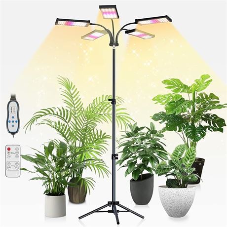 Grow Light, 240 LEDs 300W Plant Light w/Tripod, Full Spectrum Grow Lights for In